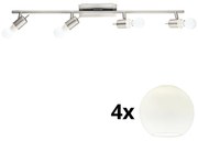 Spot LED Eglo MY CHOICE 4xE14/4W/230V crom/alb