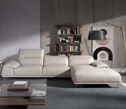 Coltar LUX cu sezlong dreapta design italian Serena