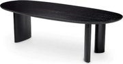 Masa dining moderna design LUX Lindner negru 259x109cm