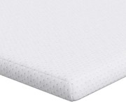 vidaXL Suport pentru saltea Alb 90 x 200 cm Material jacquard