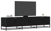 vidaXL Comodă TV, negru, 180x35x41 cm, lemn prelucrat