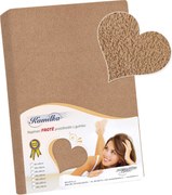 Cearșaf de pat Bellatex Kamilka nuc, 100 x 200 cm