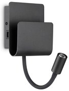 Aplica cu reader LED si port USB PROBE AP2 NERO 237930 IDL