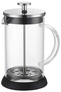 French press din Sticla Termorezistenta, plastic si Inox, 1000 ml