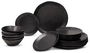Serviciu de masă 18 buc. din gresie Dark Moon – Bonami Selection