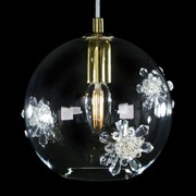Lustra LUX decorativ fulgi de zapada din cristal SNOWFLAKE 02B