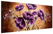 Tablou cu flori (120x50 cm), în 40 de alte dimensiuni noi