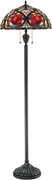 Elstead QZ-LARISSA-FL - Lampă de podea Tiffany LARISSA, 2 x E27, 100 W, 230 V