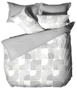 B.E.S. Petrovice Lenjerie de pat din flanel NordicGrey, 140 x 200 cm, 70 x 90 cm