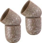Set Cadou 4 Pahare Novum Granit-Maro-Perle-Mat (150ml) glazurat manual
