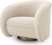 Fotoliu pivotant design LUX Cristo brisbane crem 114473 HZ