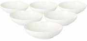 Set de 6 farfurii adânci din porțelan Linie 20 cm