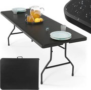 Jago Masă pliabilă 183 cm pentru 8 persoane - negru