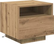 vidaXL Dulap de noapte Stejar Artizanal 40 x 39 x 37 cm Lemn compozit