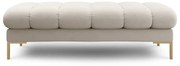 Bancă bej capitonată Bali – Cosmopolitan Design