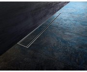 Set rigola de perete cu capac faiantabil Alca APZ23-DOUBLE9 FIT AND GO WALL 75 cm