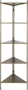 Bibliotecă metalică de culoare aurie 58,5x200 cm Display - Light &amp; Living