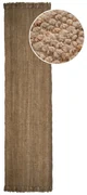 Covor tip traversă în culoare naturală handmade din iută 60x300 cm Jute Boucle – Flair Rugs