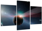 Tablou cu planetă mică (90x60 cm)