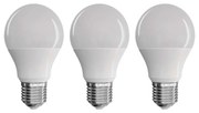 Set 3 becuri cu LED EMOS Classic A60 Warm White, 8,5W E27