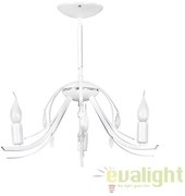 Candelabru alb cu 3 brate, LUMIA 3 WHITE 317/3 EMB