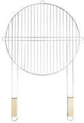 Grătar rotund cu mâner din lemn 51 cm