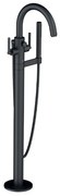 Baterie cada - dus freestanding Kludi Nova Fonte Puristic negru mat