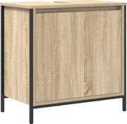 vidaXL Dulap pentru lavoar baie Stejar Sonoma 60x34,5x60 cm