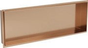 Mexen X-Wall-NR raft în nișă fără colier 90 x 30 cm, cupru periat - 19C1903010