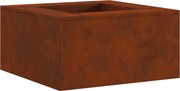 vidaXL Cuptor de foc Maro 60 x 60 x 30 cm Oțel rezistent de intemperii