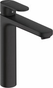 Baterie lavoar inalta Hansgrohe Vernis Blend 190 negru mat cu ventil Pop-Up