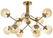 Lustră aplicată VARANA 12xE14/40W/230V bronz