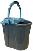 Galeata cu storcator 14L, gri-albastru, Pureco/Cubio