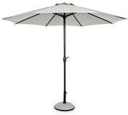Umbrella de soare, alba, 300 cm, Kalife, Yes