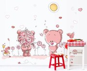 Sticker perete Pink Bears