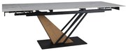 Masa extensibila Genesis alb/stejar L180-240 cm