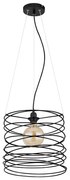 Globo 15640H - Pendul pe cablu TILLY 1xE27/60W/230V negru