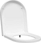 vidaXL Capacul de toaletă Alb 48 x 36,5 x 4,5 cm Polipropilenă