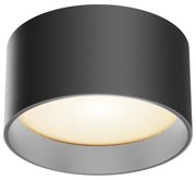 Spot LED aplicat design tehnic Vega D-14cm negru