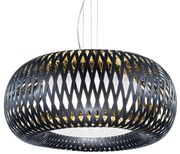 Lustra design Art Deco unicat realizat manual Kalatos negru/auriu