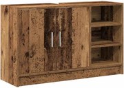 vidaXL Dulap de Baie cu raft Lemn Vechi 90 x 29 x 55 cm Lemn compozit