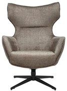 Fotoliu pivotant VOGUE catifea taupe