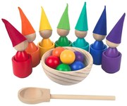 2Kids Toys - Păpuși curcubeu cu bile, 7 culori