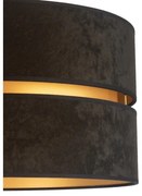 Lampadar Duolla DUO 1xE27/60W/230V d. 44 cm negru/wenge