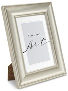 Ramă foto argintie din plastic 18x23 cm