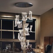 Lustra LED suspendata design ultra-modern Velos 13L crom