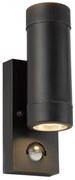 Aplica LED de exterior cu senzor de miscare Up and Down 6492-2BK SRT