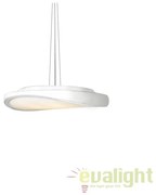 Lustra suspendata design modern 48cm Circulo White