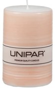 Lumânare Unipar Finelines, durată ardere 18 h, portocaliu deschis