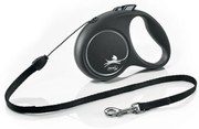 Flexi Lesă auto-înfășurabilă Black Design S, 5 m,12 kg